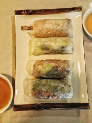 Nua phan mot loai cuon (2 bi cuon 2 goi cuon) at Amitaba in Ho Chi Minh City