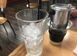 Vietnamese coffee  at Banh Mi Cafe in Torrensville