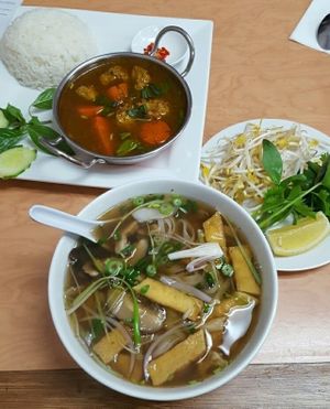Pho & mock beef stew at Banh Mi Cafe in Torrensville