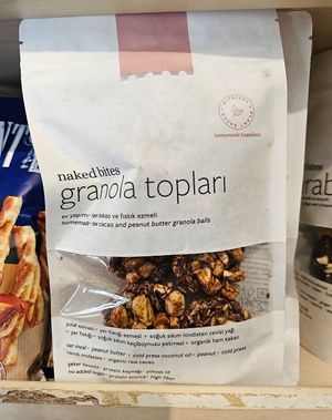 Granola at Vegan Dukkan - The Mini Market in Istanbul