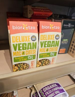 Mac and cheese at Vegan Dukkan - The Mini Market in Istanbul