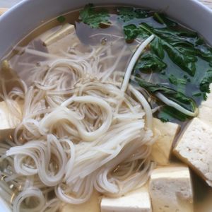 vegan pho bowl at 6-1-Pho in Columbus