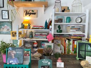 Hip interior  at Dulcamara Bio Vegan Bistrot in Verona