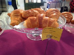 They have many vegan brioches! A cream filled one, nutella-type, berry, plain (regular and whole grain). Very nice, all organic and delicious.  at Dulcamara Bio Vegan Bistrot in Verona