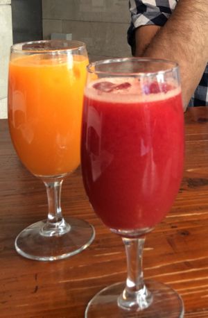 Juice at Dulcamara Bio Vegan Bistrot in Verona