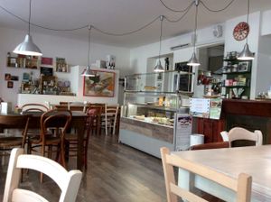 Interior at Dulcamara Bio Vegan Bistrot in Verona