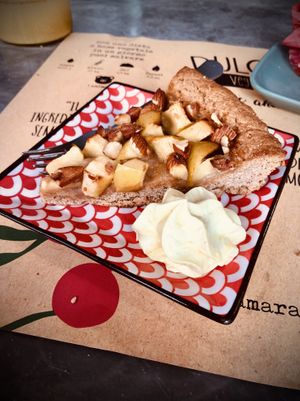 Pear. Pie.   at Dulcamara Bio Vegan Bistrot in Verona