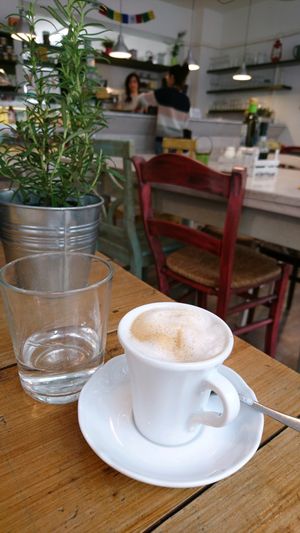 Good Espresso macchiato at Dulcamara Bio Vegan Bistrot in Verona