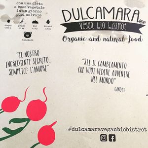 place mate at Dulcamara Bio Vegan Bistrot in Verona