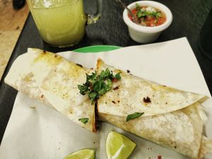 Burrito at Viko in Mexico City