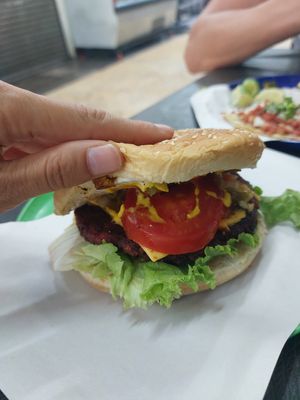 Burger at Viko in Mexico City