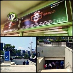 Nuestra nueva ubicacion, en el paso a desnivel que cruza Reforma. A un costado de la Estela de Luz at Viko in Mexico City