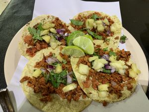 Tacos de pastor.  at Viko in Mexico City