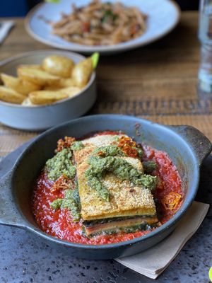 Rainbow lasagna - Zizzi (Queensferry St), Edinburgh  at Zizzi - Queensferry St in Edinburgh