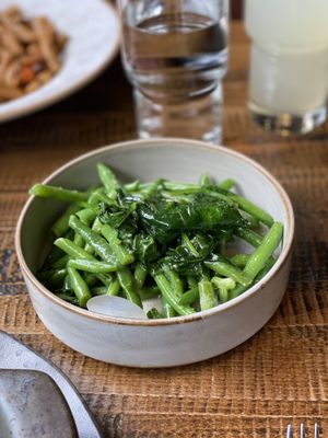 Green beans - Zizzi (Queensferry St), Edinburgh  at Zizzi - Queensferry St in Edinburgh