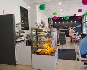 Inside Minka cafe at Minka Cafe in Gliwice