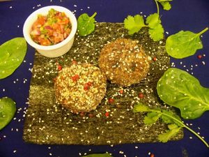 thai cutlets at Vegancja in Plock