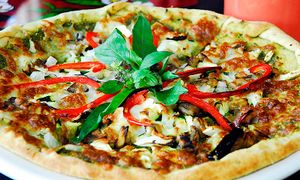 Pizza at Annapurna's World Vegetarian Cafe - Eastside in Albuquerque