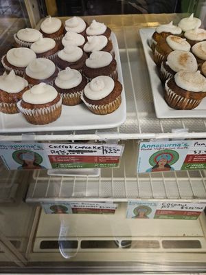 Cupcakes at Annapurna's World Vegetarian Cafe - Eastside in Albuquerque