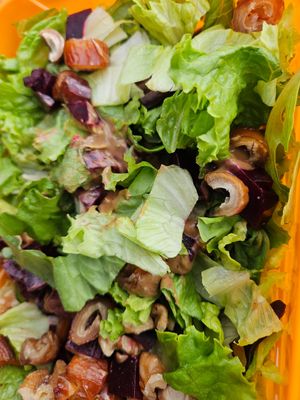 Greens and Beet Salad at Annapurna's World Vegetarian Cafe - Eastside in Albuquerque