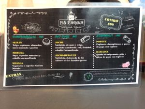 Menu September 2016 at Pan D'Monium - Food Stall in Mexico City