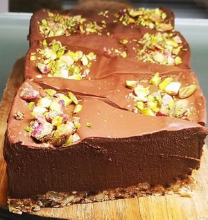 Choc Mousse Tart at Moore & Moore Cafe in Fremantle