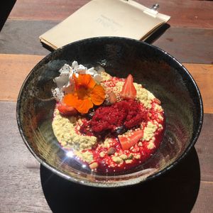 Bircher Muesli Vegan at Moore & Moore Cafe in Fremantle