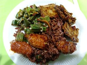 2.50! at 3 Dishes Rice 三样菜饭 - Bugis in Central Singapore