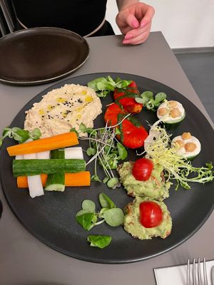 Starter plate  at Vegan's Prague in Prague