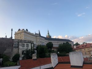 view from rooftop at Vegan's Prague in Prague