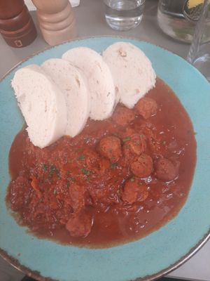 Segedin Goulash at Vegan's Prague in Prague