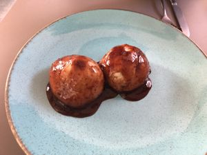 They also offer a variety of traditional deserts   at Vegan's Prague in Prague