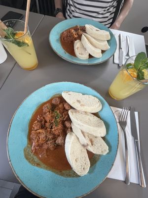 Best vegan Goulash ever 🌱  at Vegan's Prague in Prague