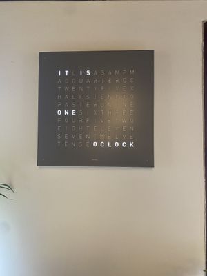 Amazing clock!!  at Vegan's Prague in Prague