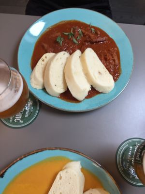 goulash at Vegan's Prague in Prague