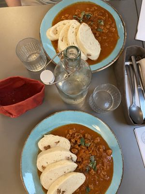 Cabbage goulash   at Vegan's Prague in Prague