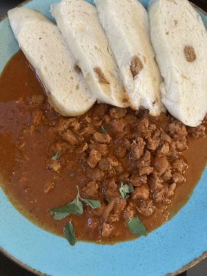 Goulash   at Vegan's Prague in Prague