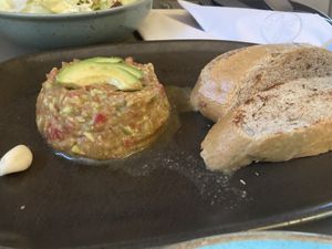 Avocado tartar   at Vegan's Prague in Prague