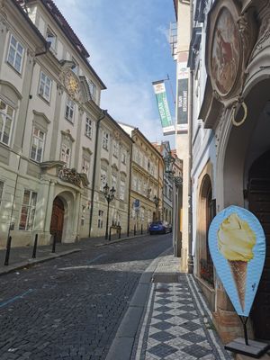 Outside at Vegan's Prague in Prague