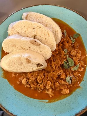 Goulash   at Vegan's Prague in Prague