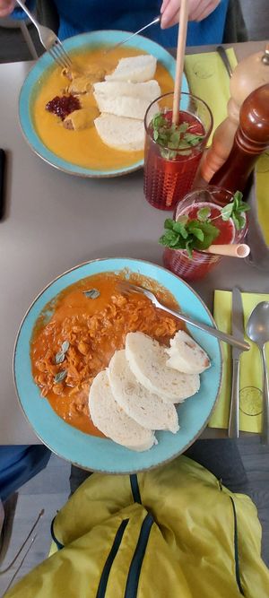 goulash at Vegan's Prague in Prague