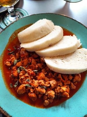 Gulasch at Vegan's Prague in Prague