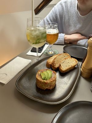Avocado tartar   at Vegan's Prague in Prague