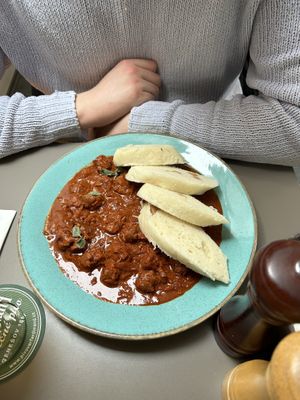 Cabbage goulash   at Vegan's Prague in Prague