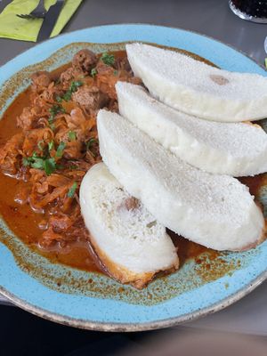 Plato tradicional checo vegano  at Vegan's Prague in Prague