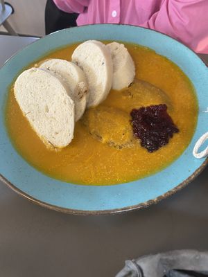 Tempeh based patties   at Vegan's Prague in Prague