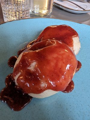 Czech dumplings at Vegan's Prague in Prague