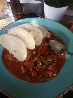 Vegan Goulash at Vegan's Prague in Prague