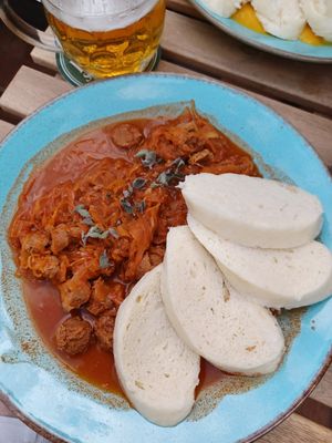 Goulash at Vegan's Prague in Prague
