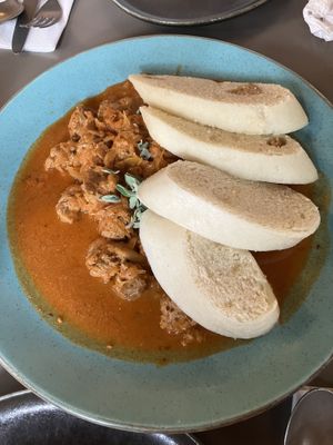 Goulash  at Vegan's Prague in Prague